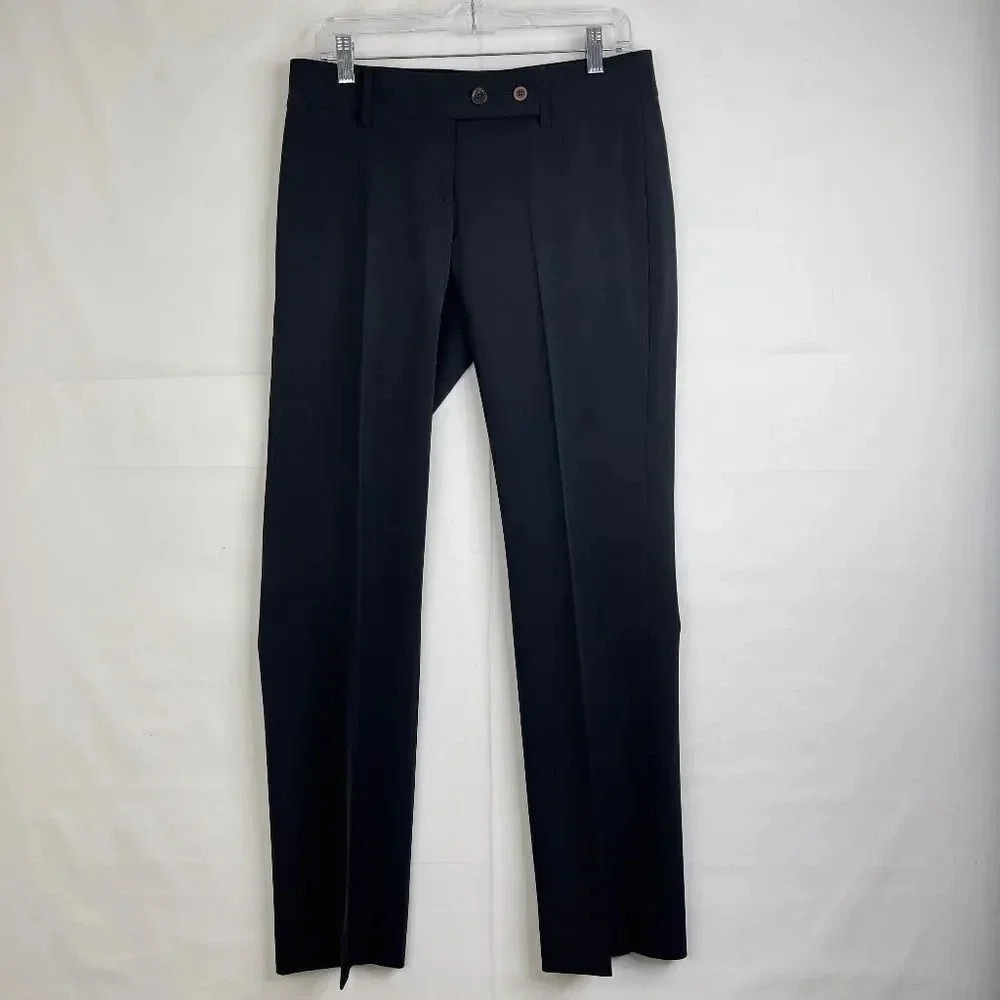 Gunex Controllo B Black Straight Leg Dress Pant